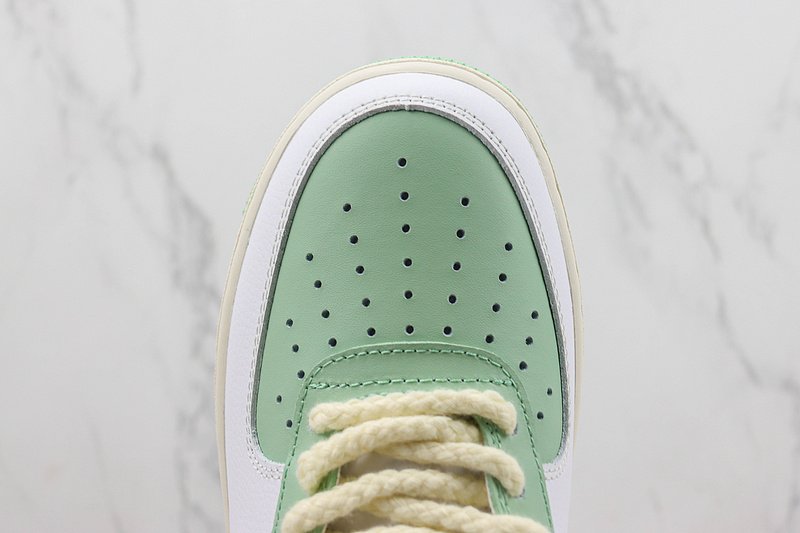 Comme Des Garcons x Nike Air Force 1 Low "Green/White/Grey" фото № 4