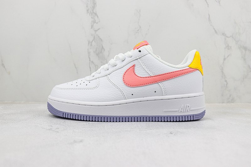 Nike Air Force 1 Low "White/Coral Chalk/Laser Orange" фото № 2