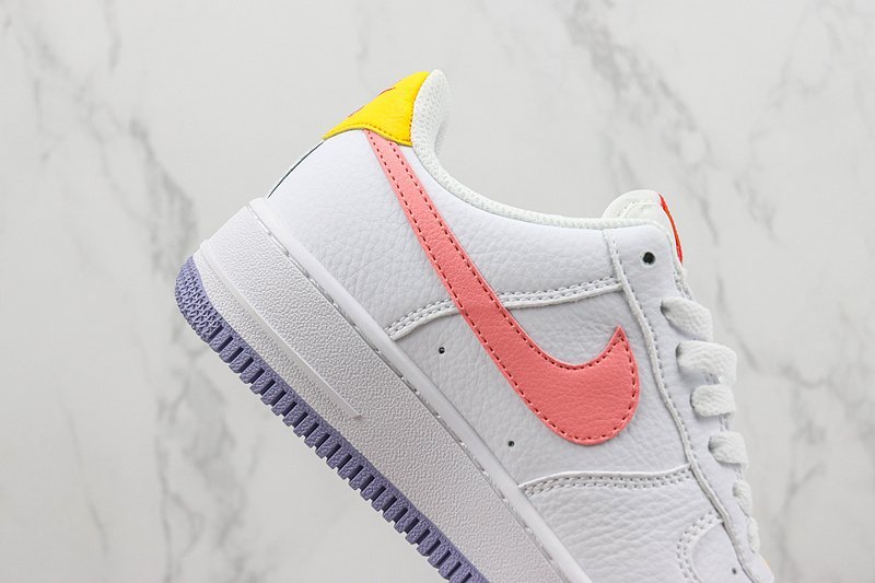 Nike Air Force 1 Low "White/Coral Chalk/Laser Orange" фото № 3