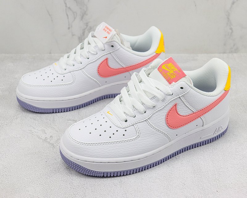 Nike Air Force 1 Low "White/Coral Chalk/Laser Orange" фото № 5