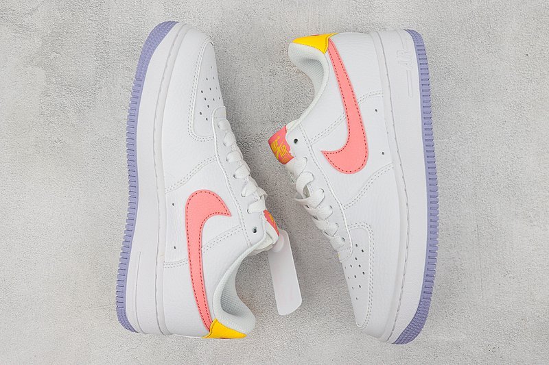 Nike Air Force 1 Low "White/Coral Chalk/Laser Orange" фото № 6