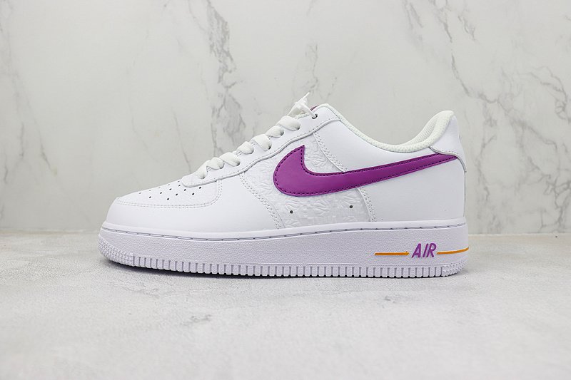 Nike Air Force 1 Low EMB "Lakers" фото № 2