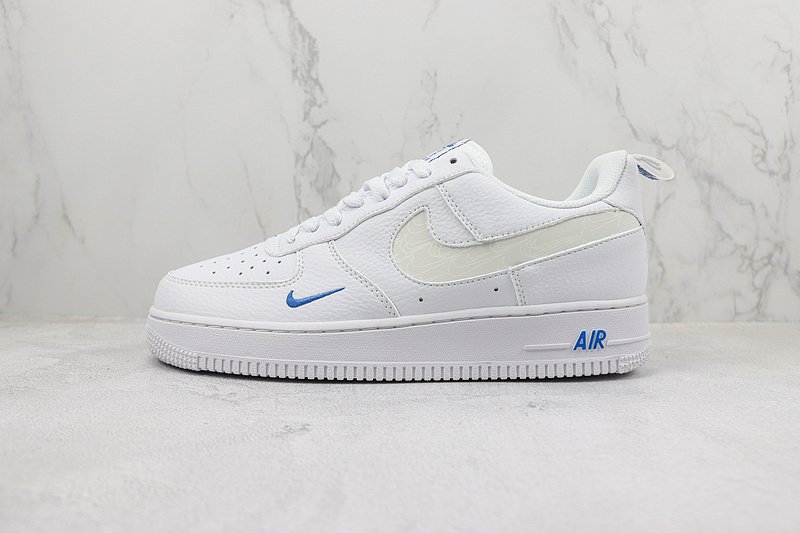 Nike Air Force 1 "White/Dark Marina Blue" фото № 2