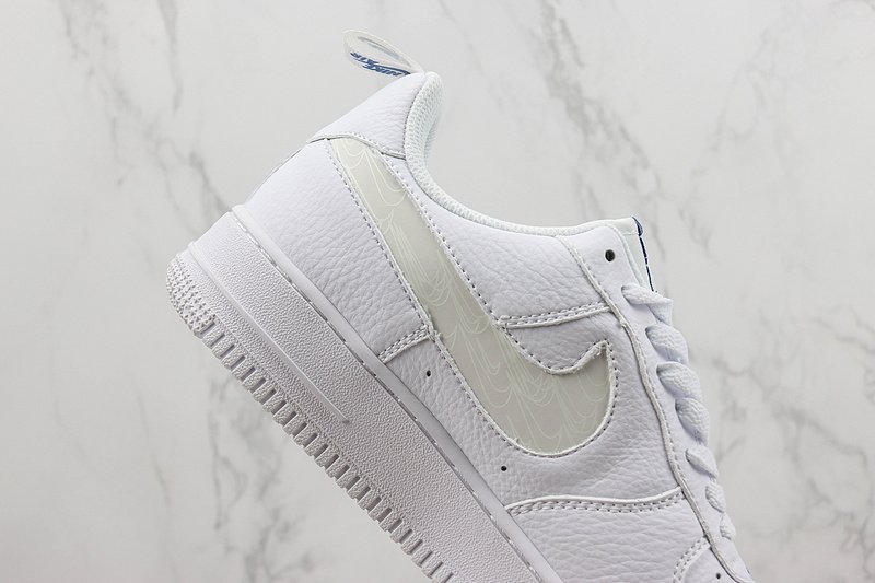 Nike Air Force 1 "White/Dark Marina Blue" фото № 3