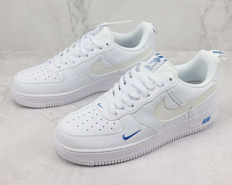 Nike Air Force 1 "White/Dark Marina Blue" фото № 5