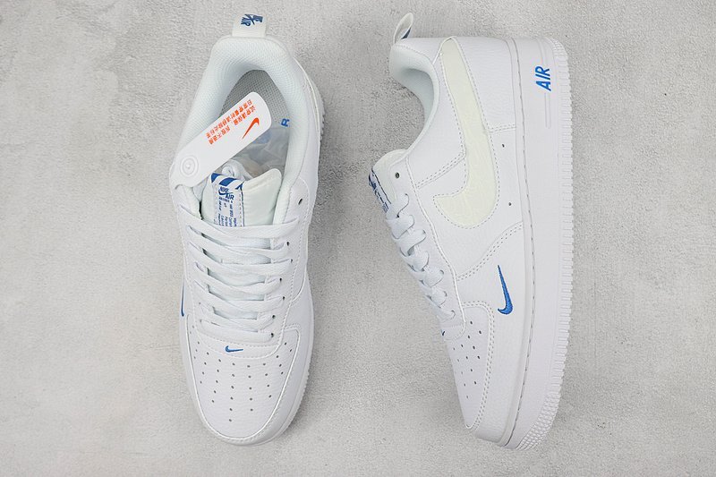 Nike Air Force 1 "White/Dark Marina Blue" фото № 7