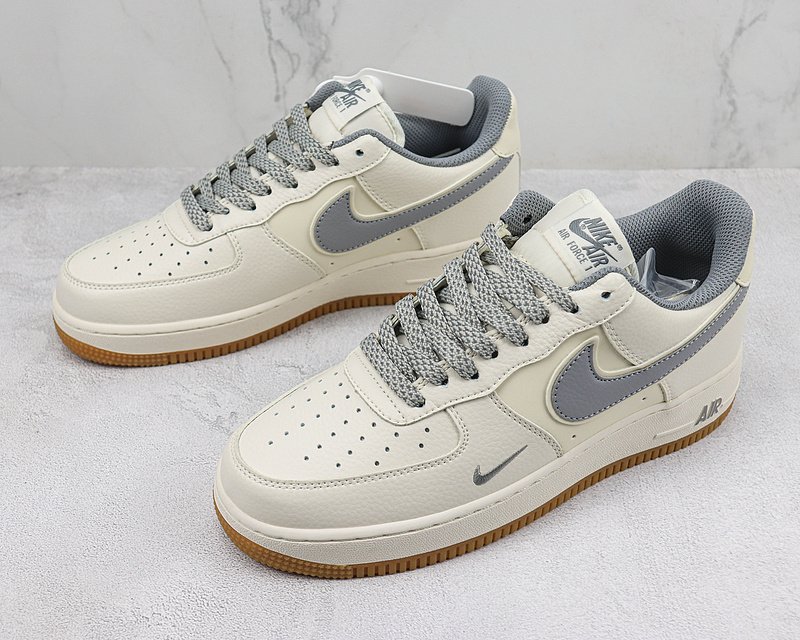 Nike Air Force 1 Low "Milk White/Wolf Grey/Brown" фото № 5