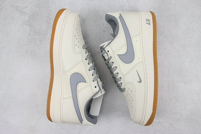 Nike Air Force 1 Low "Milk White/Wolf Grey/Brown" фото № 6