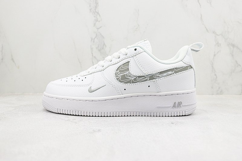 Nike Air Force 1 Low "Cut Out/White/Grey" фото № 2