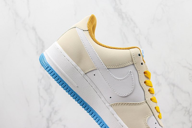 The North Face x GUCCI x Nike Air Force 1 Low "Sand Yellow/White Summer" фото № 3