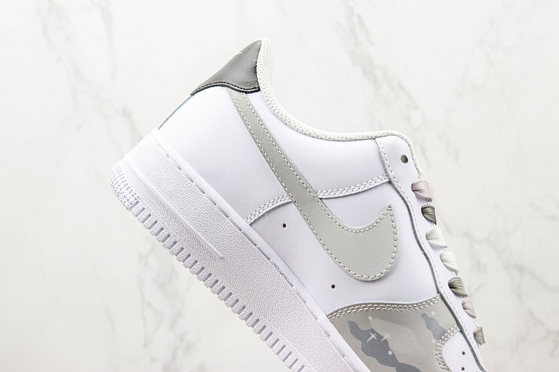 Nike Air Force 1 Low "Silver Grey/White/Black" фото № 3