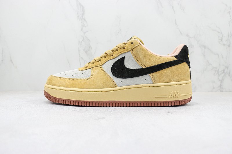 Nike Air Force 1 Low "Grey/Brown Wheat/Black" фото № 2