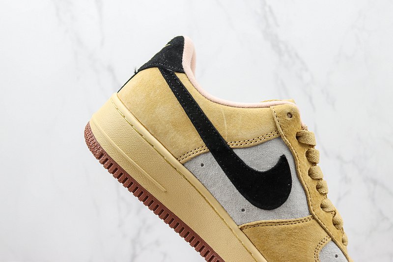 Nike Air Force 1 Low "Grey/Brown Wheat/Black" фото № 3