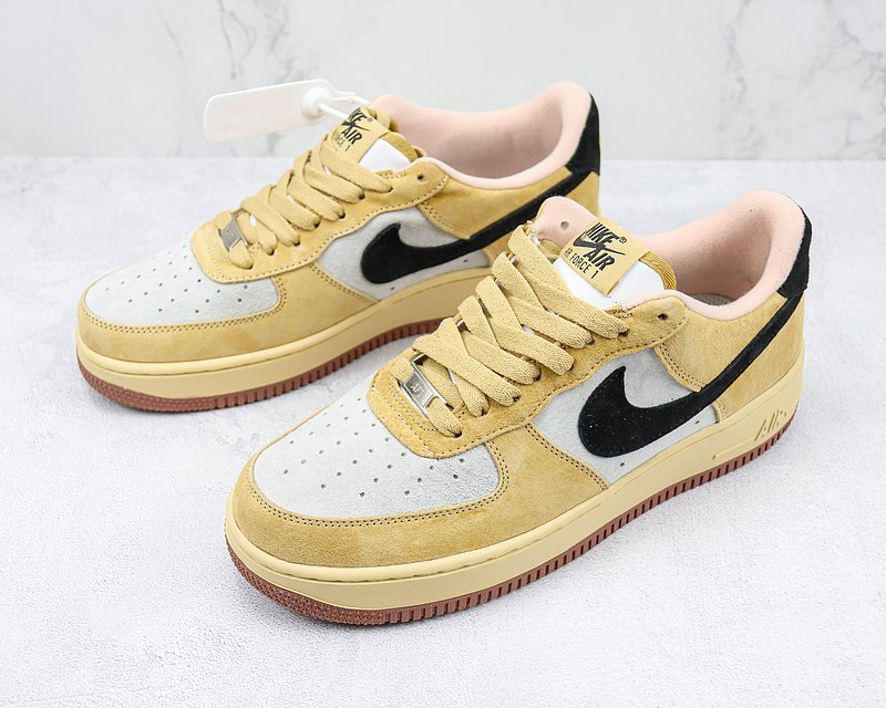 Nike Air Force 1 Low "Grey/Brown Wheat/Black" фото № 5