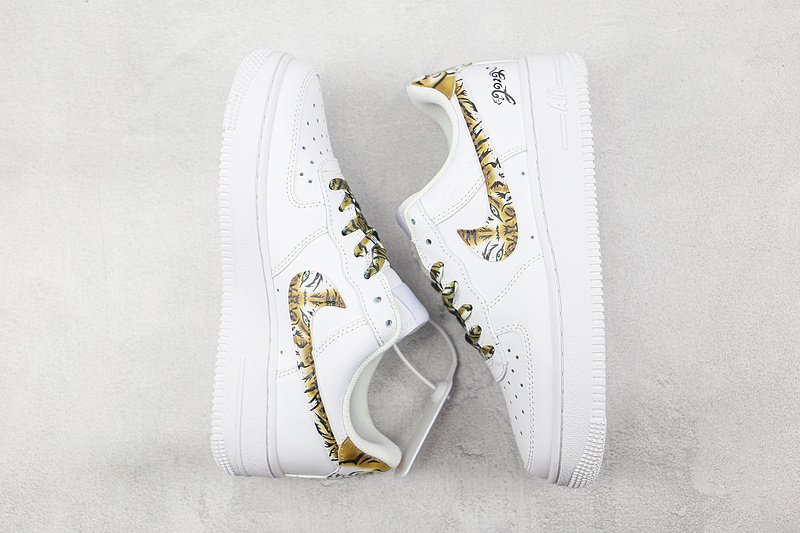 Nike Air Force 1 Low "White/Brown Tiger" фото № 7