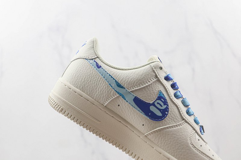 A Bathing Ape x Nike Air Force 1 Low "Khaki Blue" фото № 3