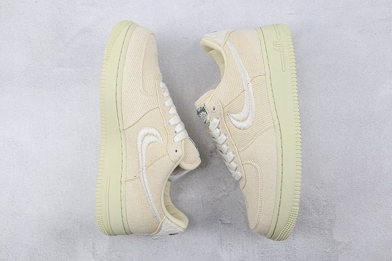 Stussy x Nike Air Force 1 Low "Fossil" фото № 7