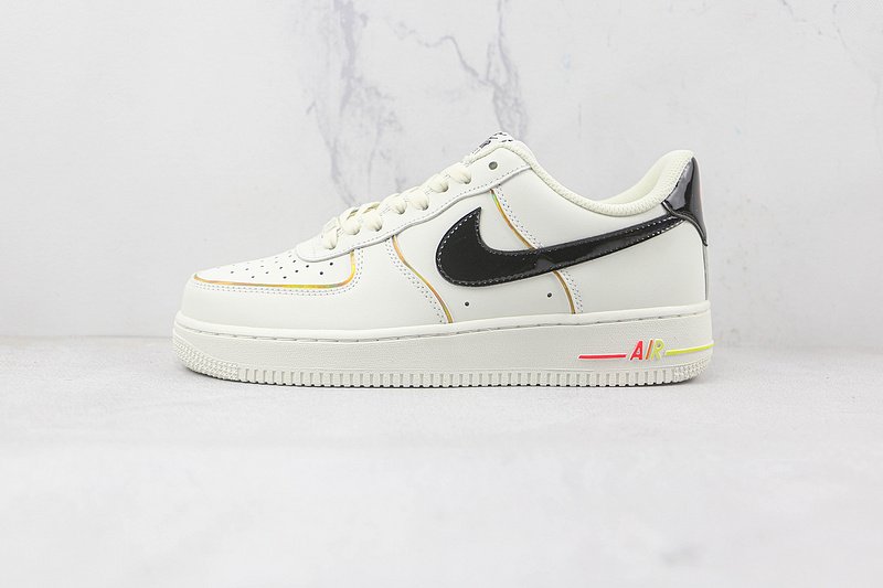 Nike Air Force 1 Low "Beige/Black/Hidden Gradient" фото № 2