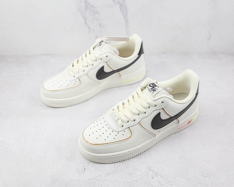 Nike Air Force 1 Low "Beige/Black/Hidden Gradient" фото № 5