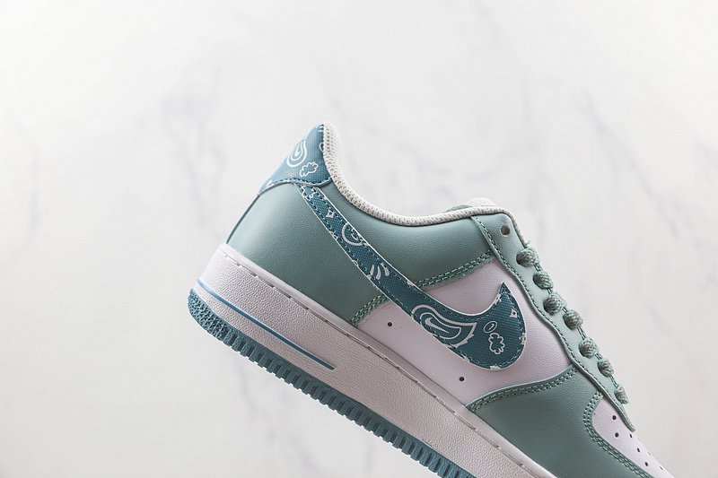 Nike Air Force 1 Low "Green/Blue Paisley" фото № 3