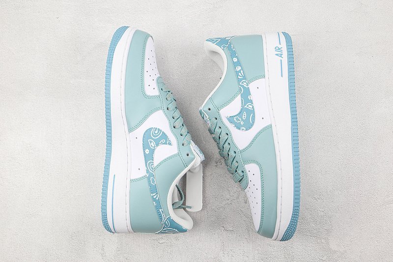 Nike Air Force 1 Low "Green/Blue Paisley" фото № 7