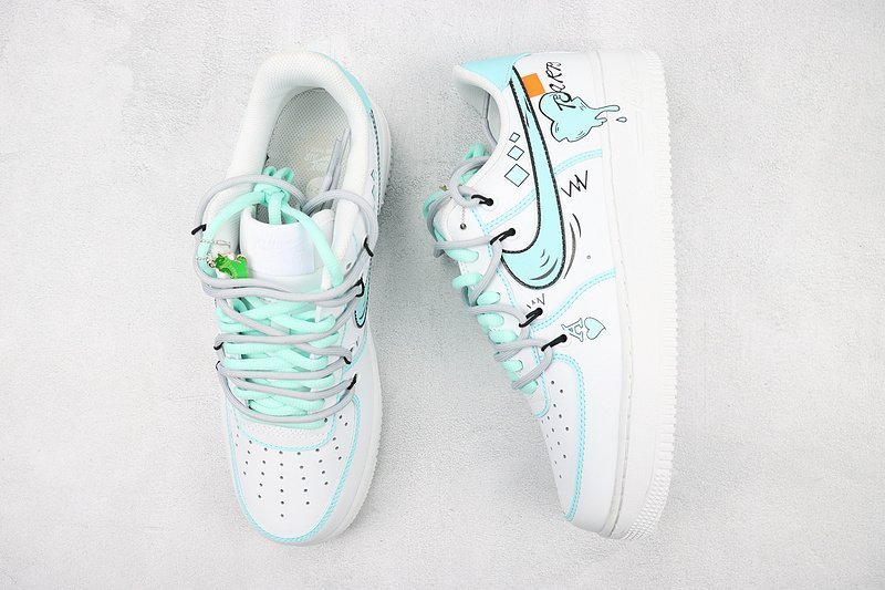 Nike Air Force 1 Low "Blue Graffiti" фото № 7