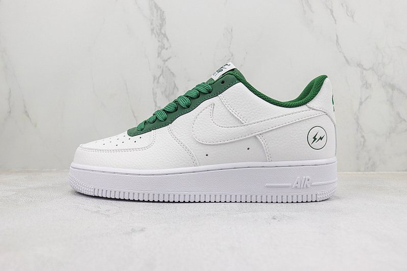 Fragment Design x Nike Air Force 1 Low "White/University Green" фото № 2