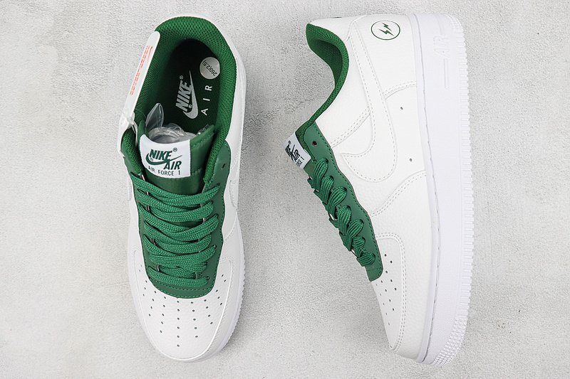 Fragment Design x Nike Air Force 1 Low "White/University Green" фото № 7