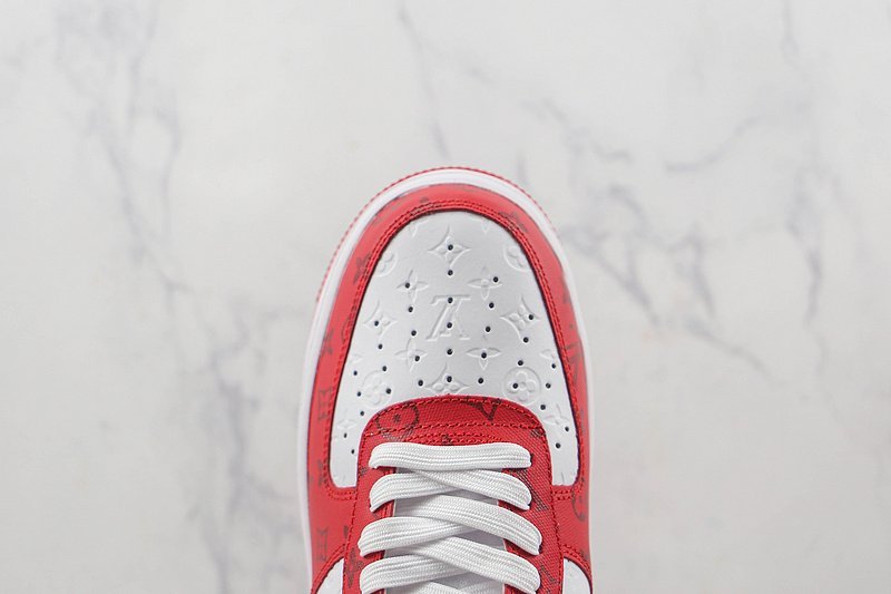 Louis Vuitton x Nike Air Force 1 Low "Red/White" фото № 4
