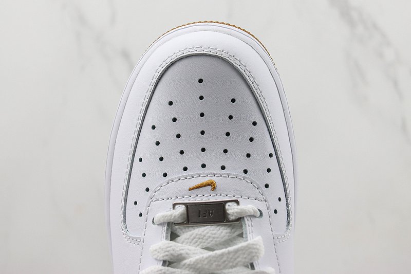 Nike Air Force 1 Low "White/Bronzine" фото № 3