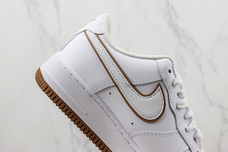 Nike Air Force 1 Low "White/Bronzine" фото № 4