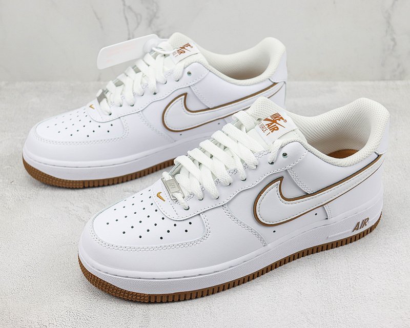 Nike Air Force 1 Low "White/Bronzine" фото № 5
