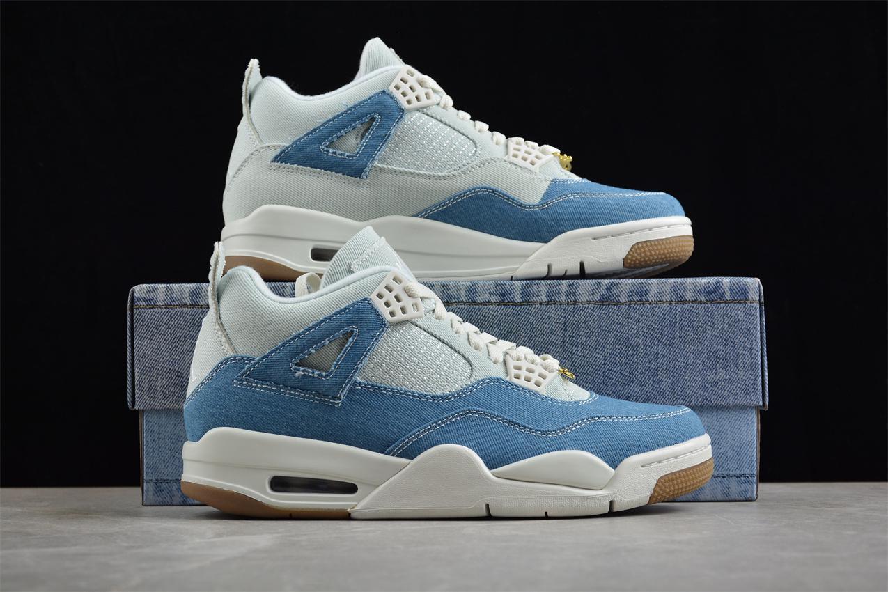 Nike Air Jordan 4 Denim "Worn Blue" фото № 9