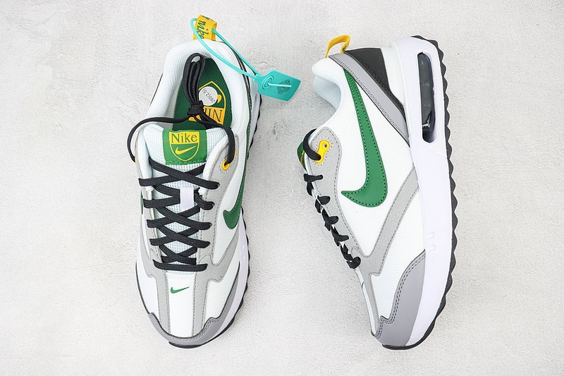Nike Air Max Dawn "White/Grey/Black/Pine Green" фото № 6
