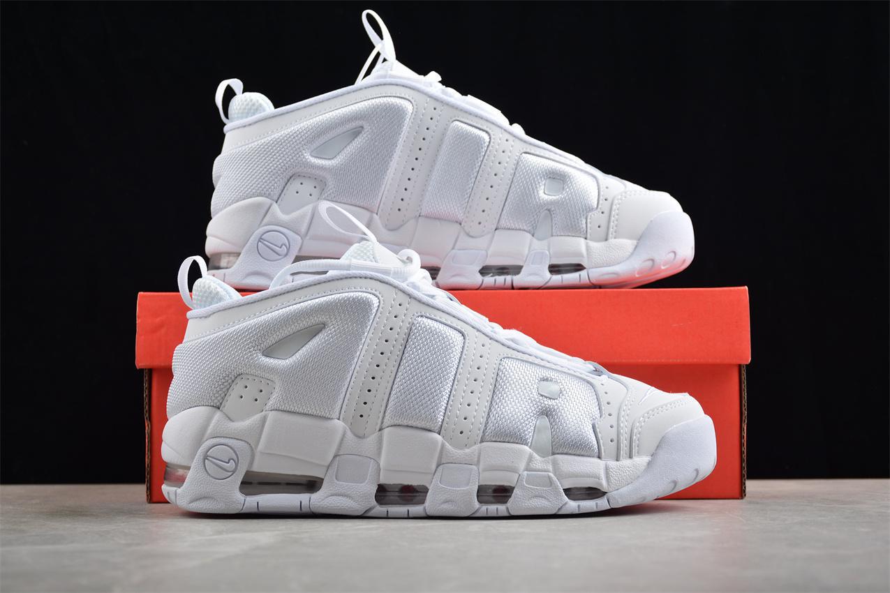 Nike Air More Uptempo "Triple White" фото № 9