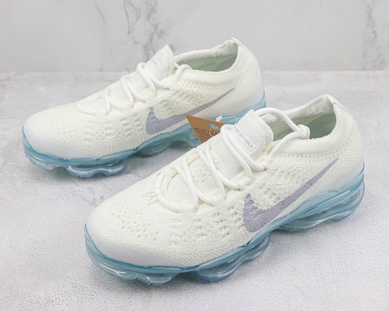 Nike Air VaporMax 2023 Flyknit "White/Sky Blue" фото № 5
