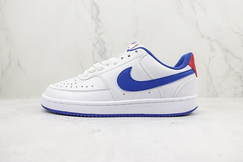 Nike Court Vision Low "White/Blue" фото № 2