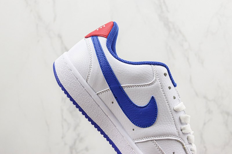 Nike Court Vision Low "White/Blue" фото № 3