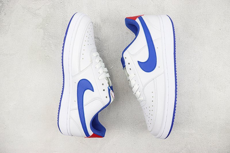 Nike Court Vision Low "White/Blue" фото № 6