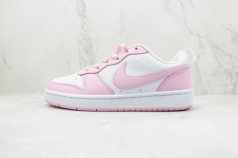 Nike Court Borough Low 2 "White/Pink Foam" фото № 2