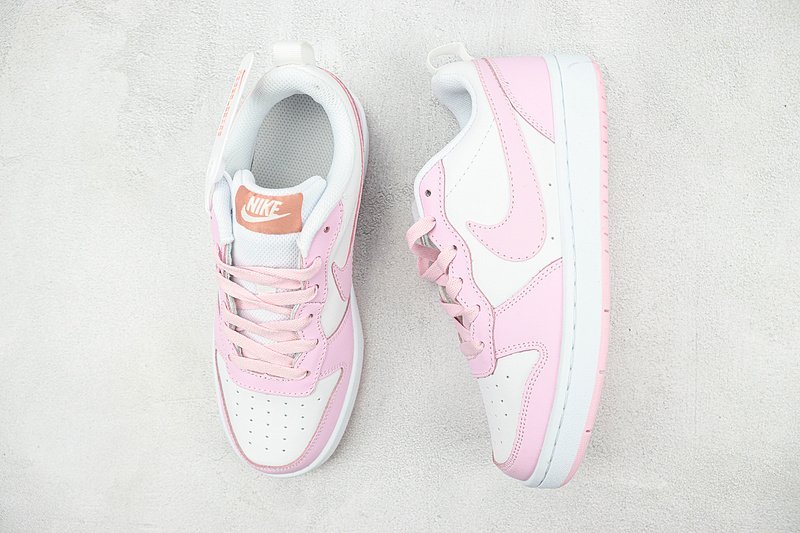 Nike Court Borough Low 2 "White/Pink Foam" фото № 6