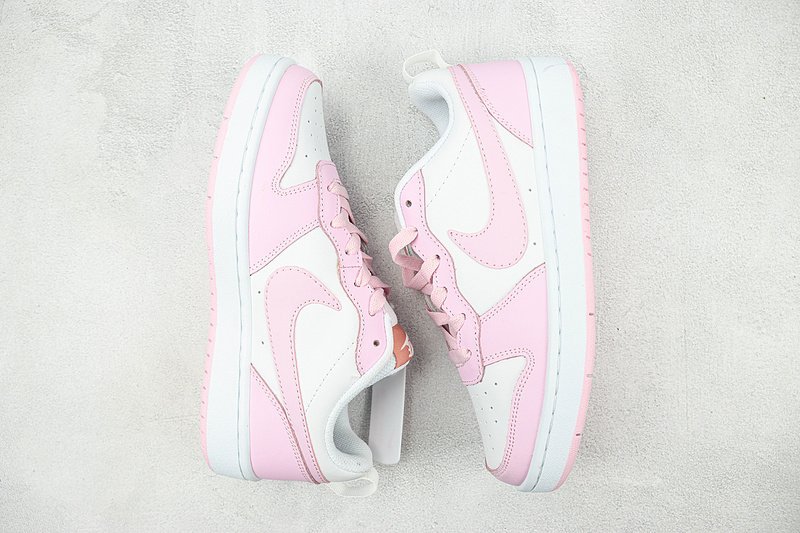 Nike Court Borough Low 2 "White/Pink Foam" фото № 7