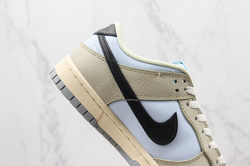 Kickshawaii x Nike Dunk Low "Black/Grey/Blue" фото № 3