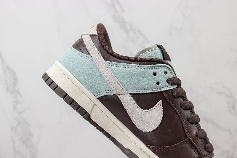 Nike Dunk Low "Brown/Cyan Blue" фото № 3