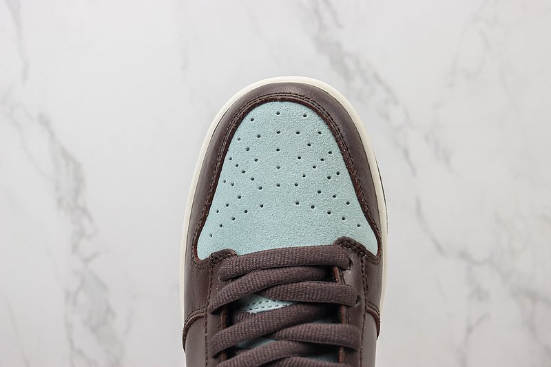 Nike Dunk Low "Brown/Cyan Blue" фото № 4