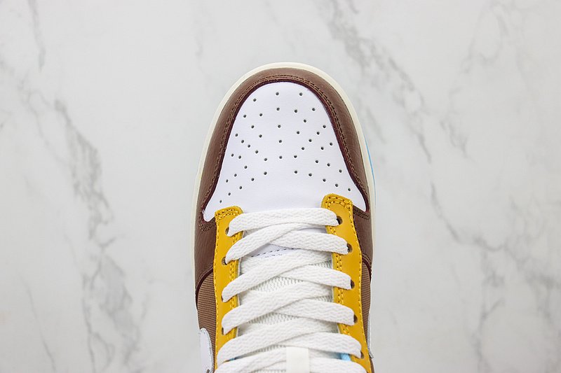 Nike Dunk Low "Medium Brown/White" фото № 4