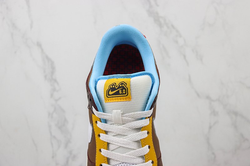 Nike Dunk Low "Medium Brown/White" фото № 5