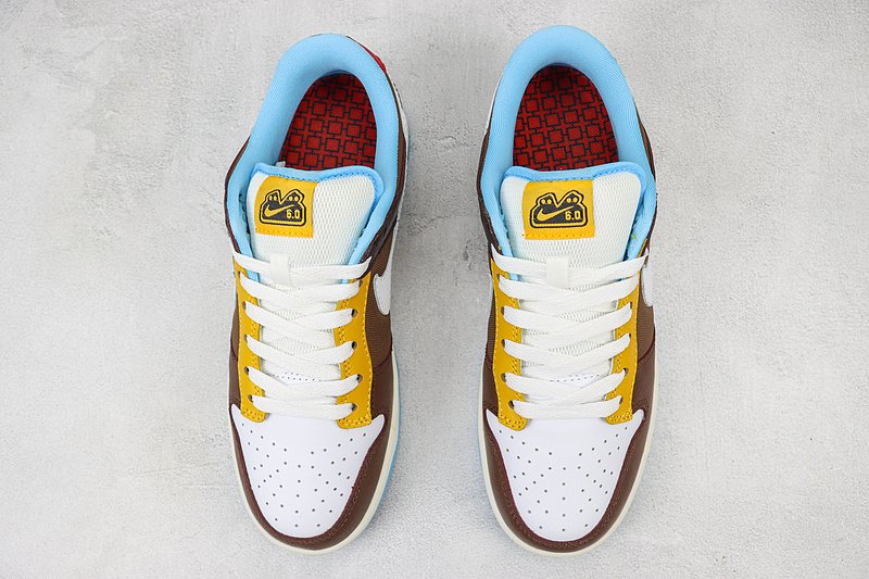 Nike Dunk Low "Medium Brown/White" фото № 7