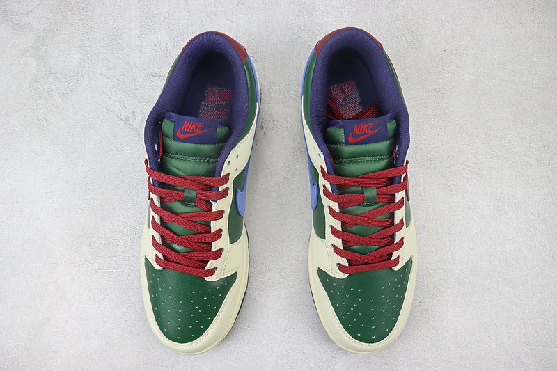 Nike Dunk Low "Cream White/Wild Basil/Burgundy" фото № 7