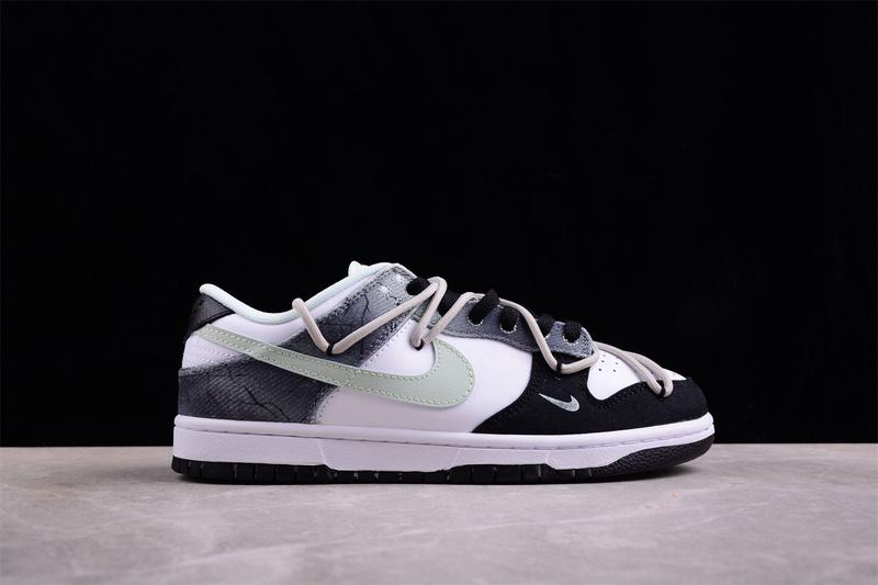 Nike Dunk Low Rope Laces "Black/Gray" фото № 8